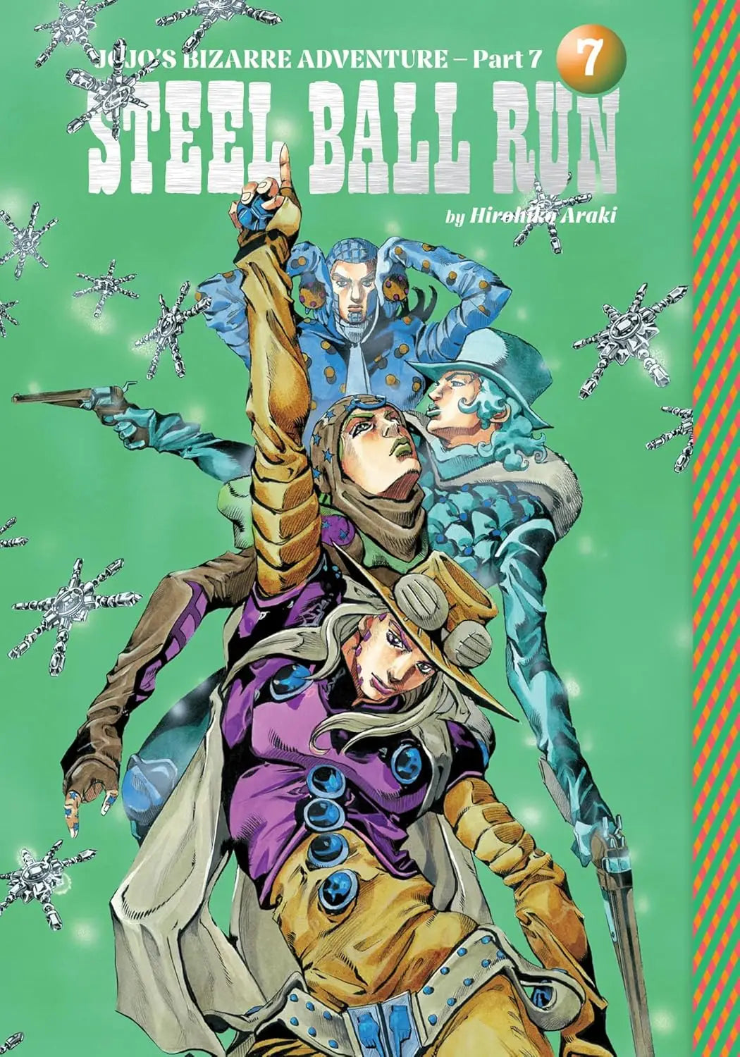Jojos Bizarre Adventure Part 7 Steel Ball Run Graphic Novel Volume 07 - Graphic Novels - Manga