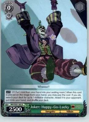 Joker: Happy-Go-Lucky - Batman Ninja - BNJ/SX01-005 R - NM - DC Card Single