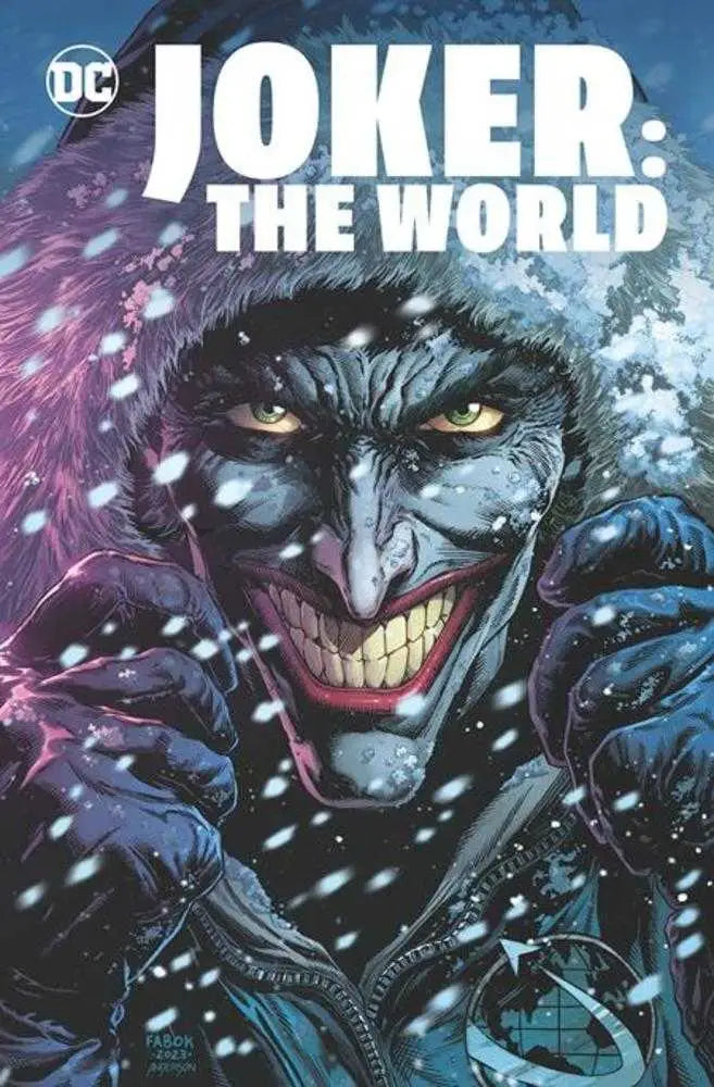 Joker comic book cover featuring Clown Prince of Crime on the Joker The World Hardcover