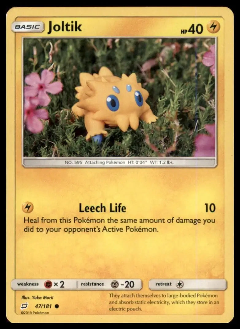 Joltik 47/181 Sm-Team Up Regular - Pokémon Card Single