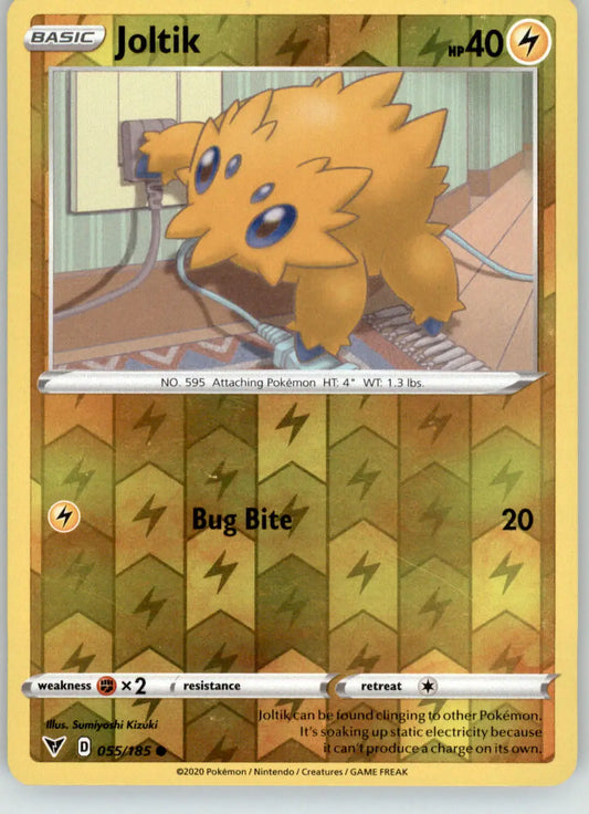 Joltik - Vivid Voltage - 055/185 - Reverse Holo LP Pokemon - Pokémon Card Single