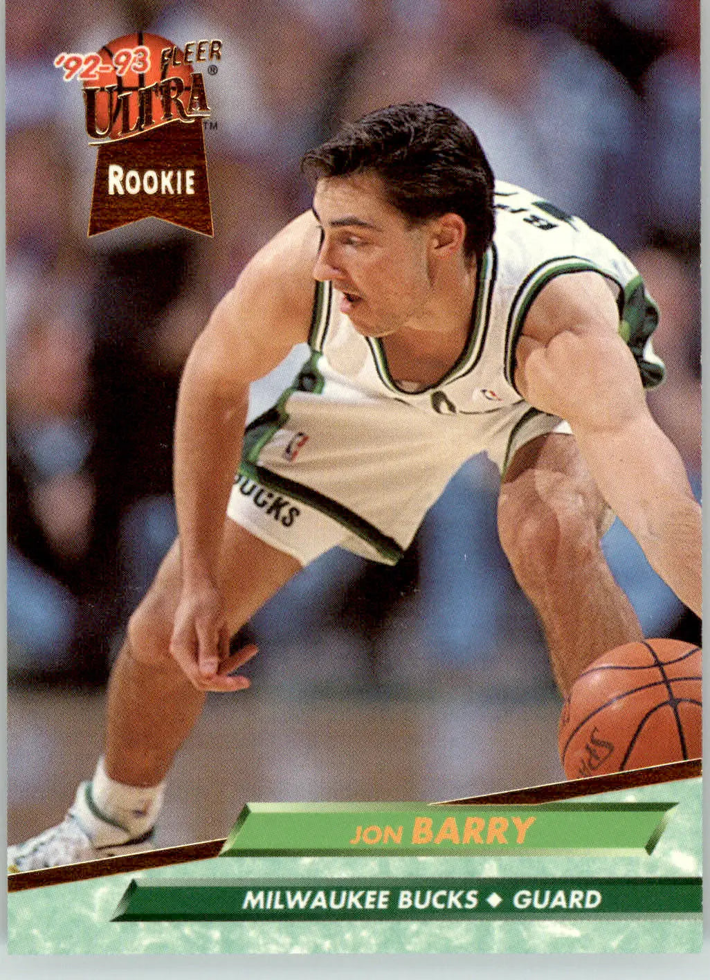 Jon Barry - 1992-93 Ultra - #296 - RC Basketball - Basketball Card Single