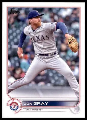 Jon Gray 2022 Topps Update #US163 Texas Rangers - Baseball Card Single