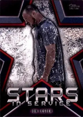 Jon Lester 2021 Topps Stars in Service Blue #SIS-18 Chicago Cubs - Baseball Card Single