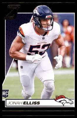 Jonah Elliss Rookie 2024 Panini Zenith Retail #157 Denver Broncos - Football Card Single