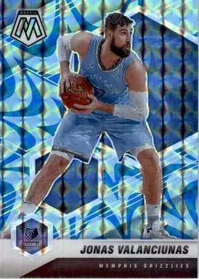 Jonas Valanciunas - 2020-21 Panini Mosaic - #94 - Mosaic Reactive Blue - Basketball Card Single