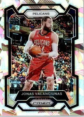 Jonas Valanciunas - 2023-24 Panini Prizm - #289 - Prizms Ice Basketball - Basketball Card Single