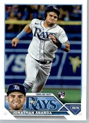 Jonathan Aranda - 2023 Topps - #154 - RC Baseball - Baseball Card Single