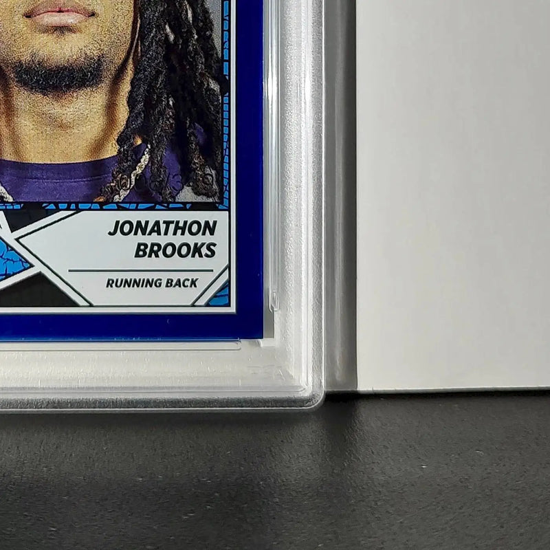Jonathan Brooks Rookie 2024 Panini Sticker Collection 6/349 #88 Blue Foil PSA 9 - Other