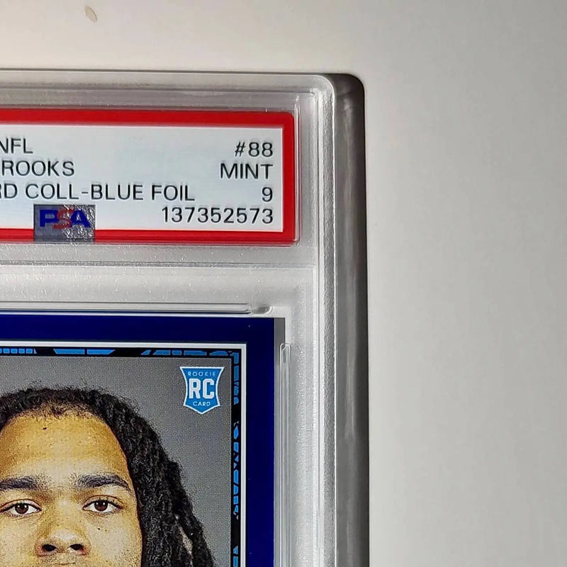 Jonathan Brooks Rookie 2024 Panini Sticker Collection 6/349 #88 Blue Foil PSA 9 - Other