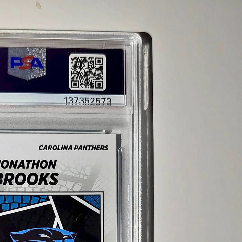 Jonathan Brooks Rookie 2024 Panini Sticker Collection 6/349 #88 Blue Foil PSA 9 - Other