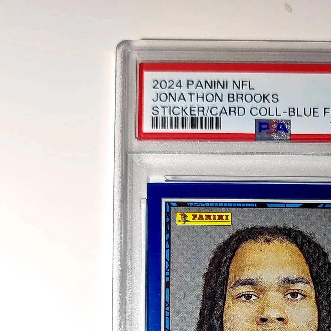 Jonathan Brooks Rookie 2024 Panini Sticker Collection 6/349 #88 Blue Foil PSA 9 - Other