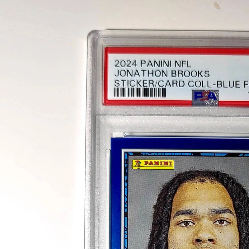 Jonathan Brooks Rookie 2024 Panini Sticker Collection 6/349 #88 Blue Foil PSA 9 - Other