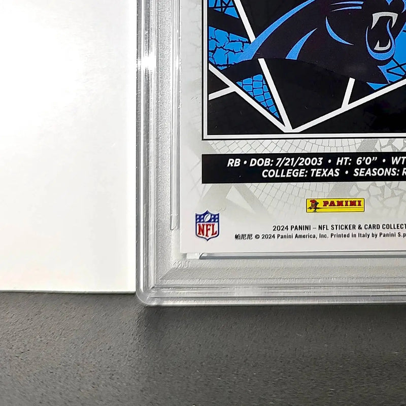 Jonathan Brooks Rookie 2024 Panini Sticker Collection 6/349 #88 Blue Foil PSA 9 - Other