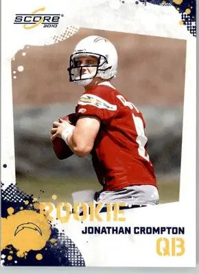 Jonathan Crompton - 2010 Score - #362 - RC Football - Football Card Single