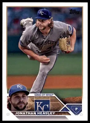 Jonathan Heasley 2023 Topps #346 Kansas City Royals - Baseball Card Single