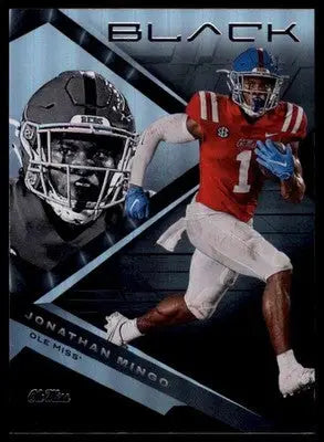 Jonathan Mingo 2023 Panini Chronicles Draft Picks Black #17 Ole Miss Rebels - Football Card Single