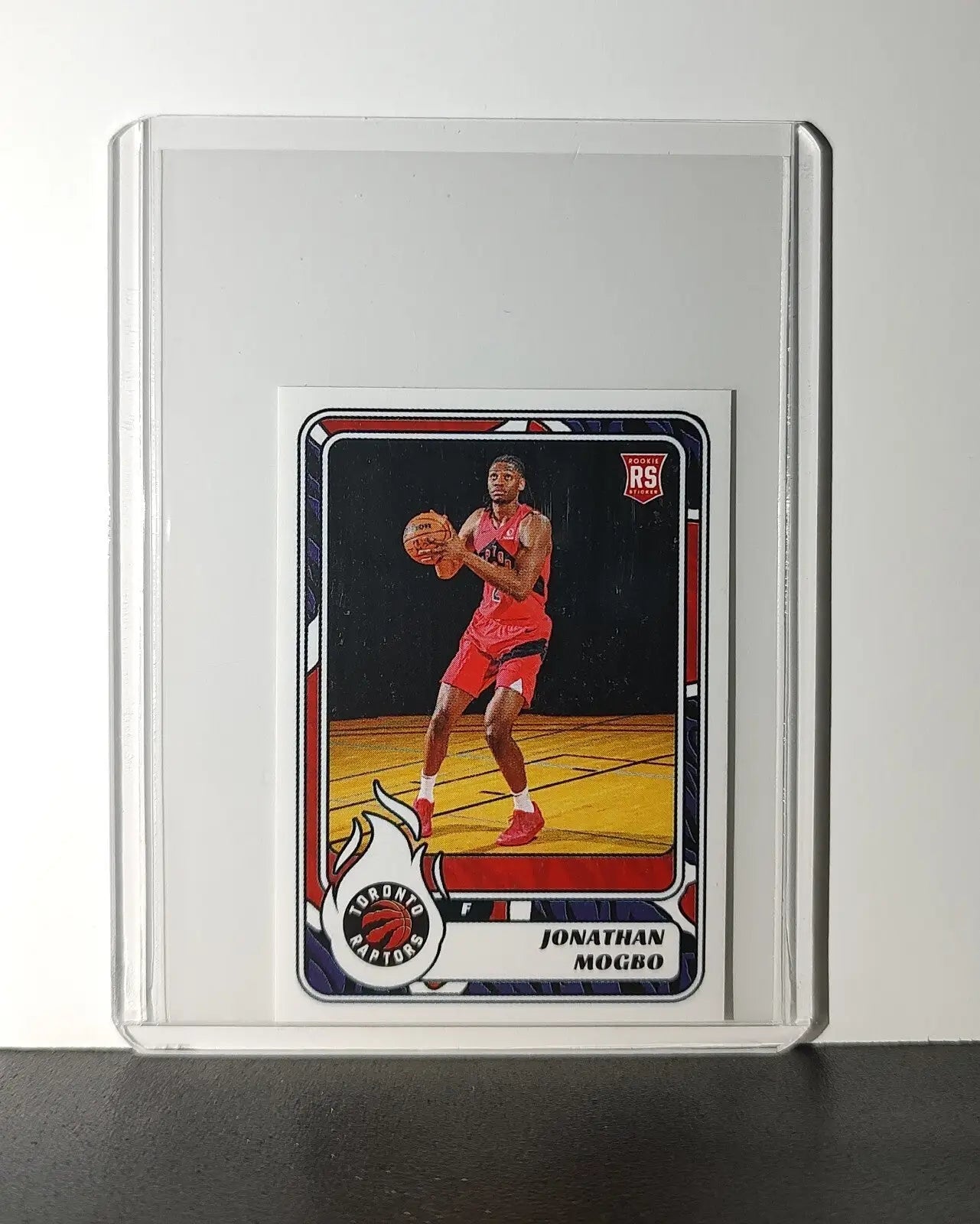 Jonathan Mogbo 2024-25 Panini NBA #276 Sticker Card Toronto Raptors