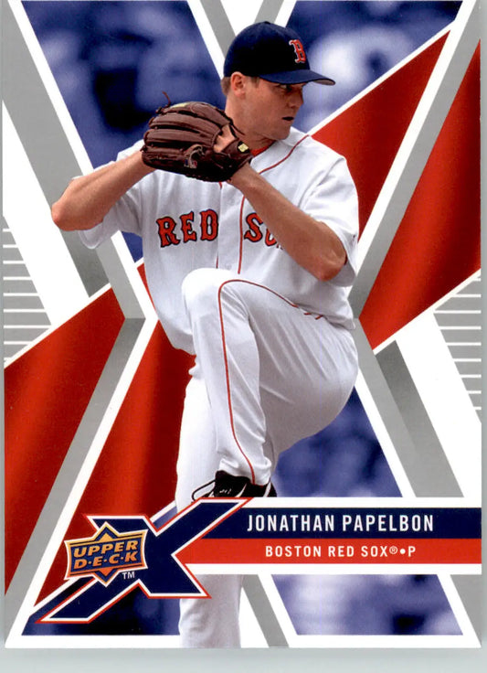 Jonathan Papelbon - 2008 Upper Deck X - #14 - Baseball - Baseball Card Single