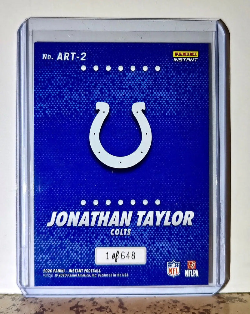 Jonathan Taylor 2020 Panini All-Rookie Team NFL #2 Card 1/648 Indianapolis Colts - Football Card Single
