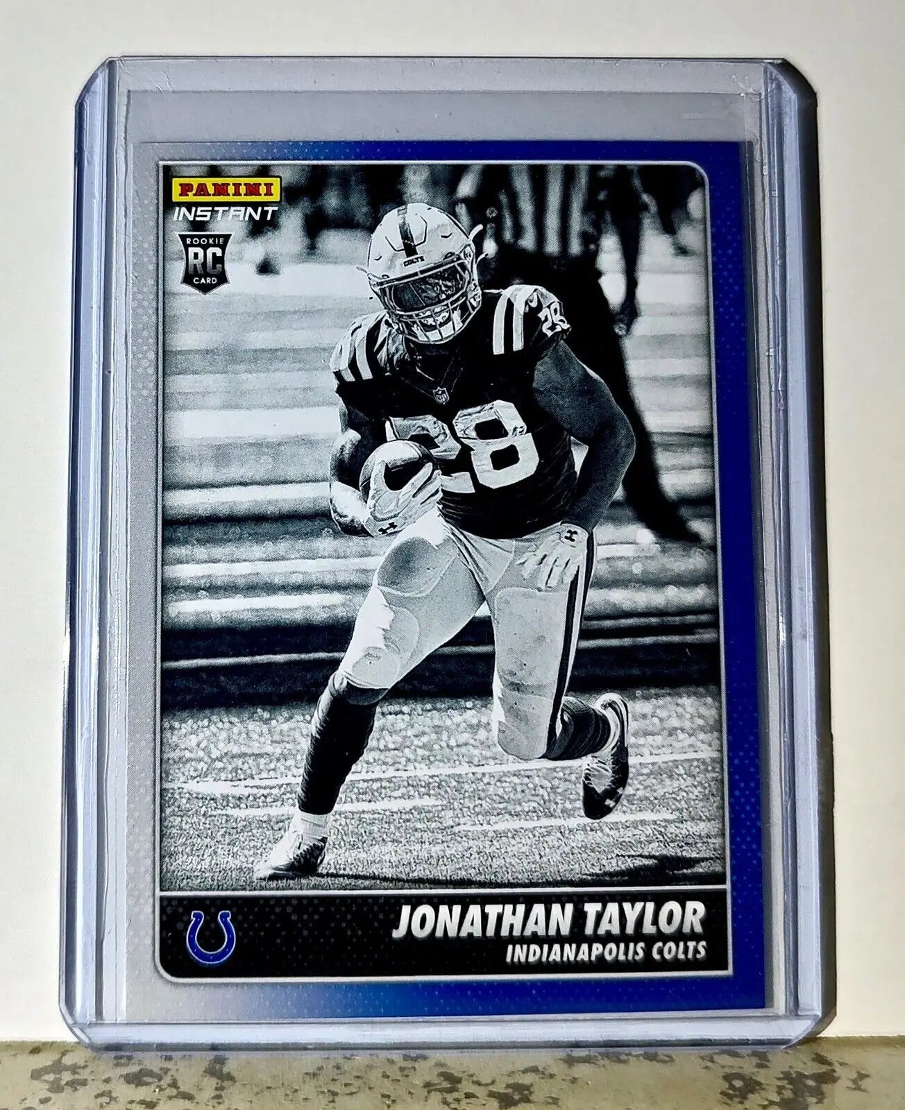 Jonathan Taylor 2020 Panini NFL #32 Black and White Rookies Card Colts 1 of 518 - Football Card Single