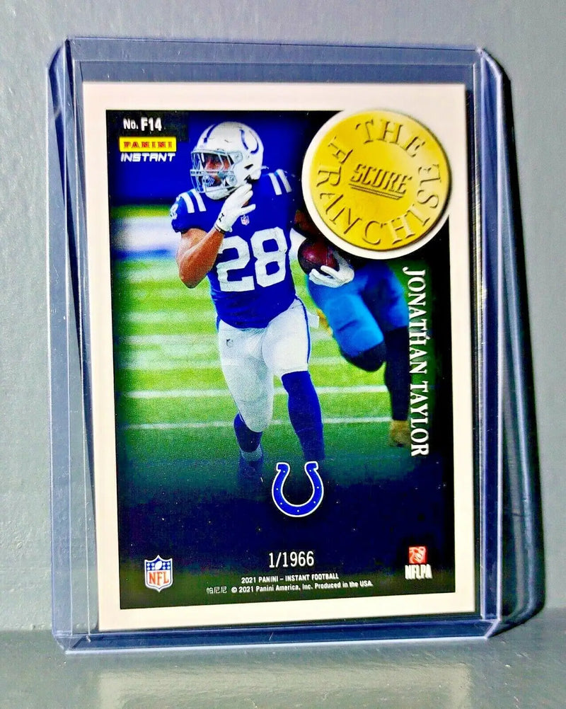Jonathan Taylor 2021 Panini NFL Score The Franchise #F14 Card 1/1966 - Football Card Single