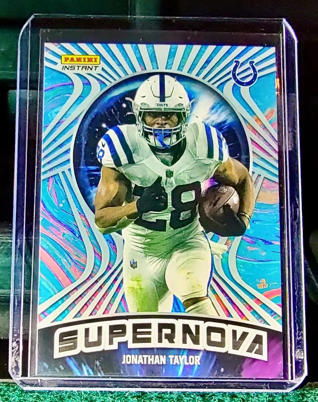 Jonathan Taylor 2022 Panini NFL Instant Supernova #10 Football Card 1/1523 - Football Card Single