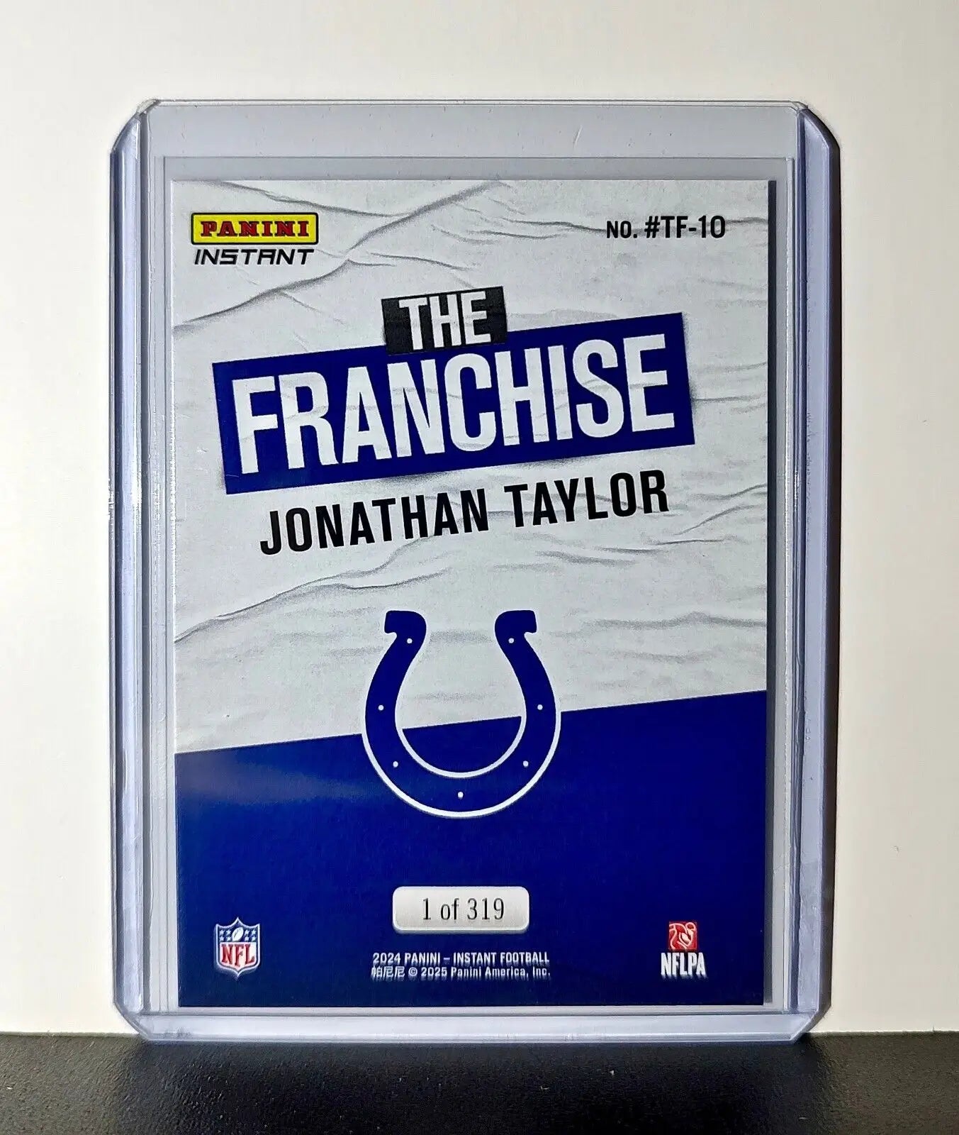 Jonathan Taylor 2024 Panini The Franchise NFL #10 Football Colts 1 of 319 - Football Card Single