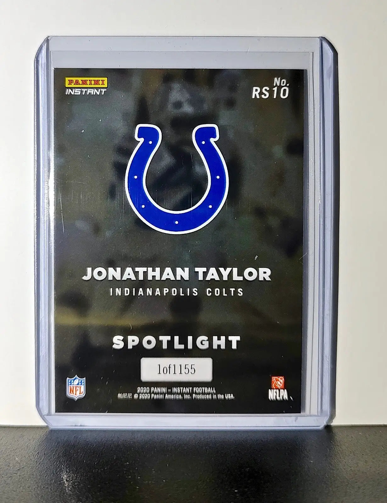 Jonathan Taylor Rookie 2020 Panini NFL #10 Rookie Spotlight Indianapolis Colts - Football Card Single