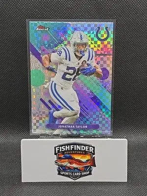 JONATHAN TAYLOR X-FRACTOR COLTS 2025 TOPPS FINEST FOOTBALL #77