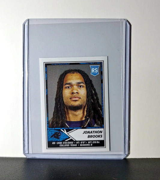 Jonathon Brooks Rookie 2024 Panini NFL Sticker #448 Carolina Panthers - Football Card Single