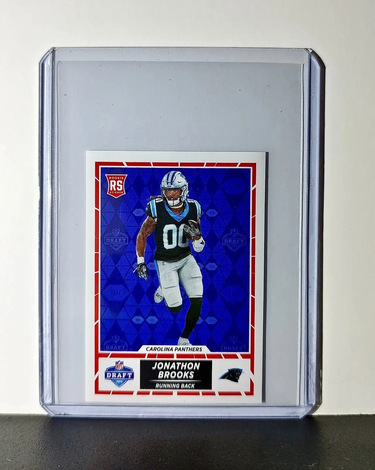 Jonathon Brooks Rookie 2024 Panini NFL Sticker #562 NFL Draft Carolina Panthers