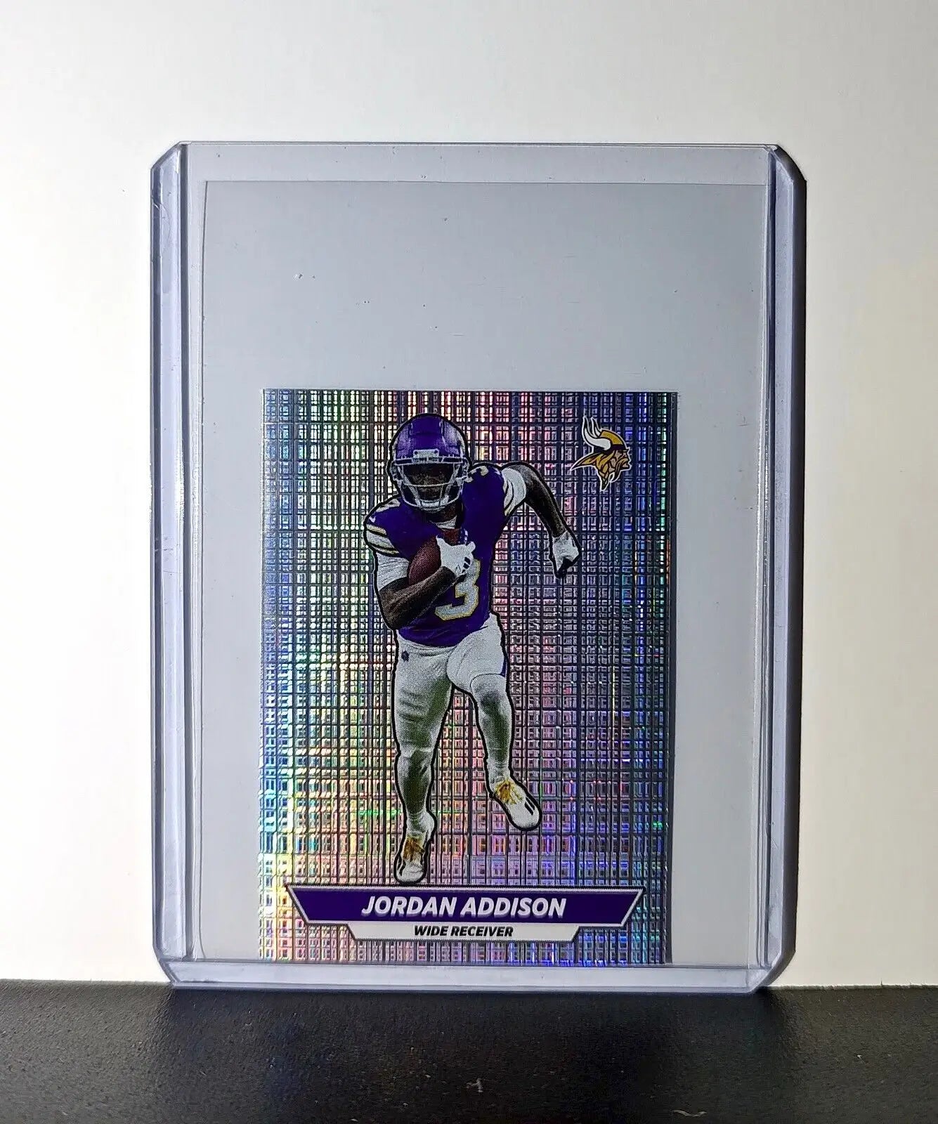 Jordan Addison 2024 Panini NFL Sticker #410 Foil Minnesota Vikings - Football Card Single