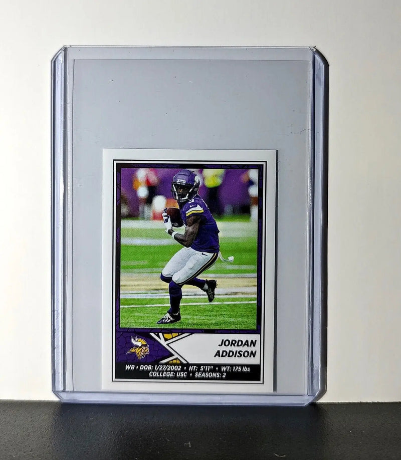Jordan Addison 2024 Panini NFL Sticker #414 Minnesota Vikings - Other