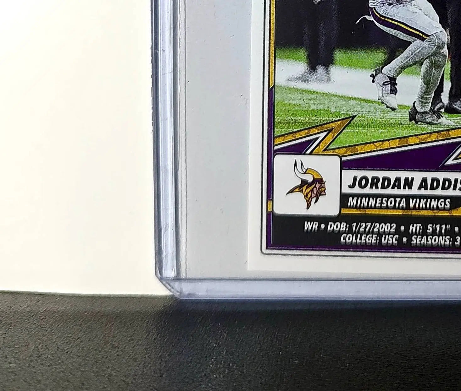 Jordan Addison 2025 Panini NFL #412 Sticker Minnesota Vikings - Football Card Single