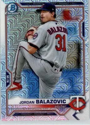 Jordan Balazovic - 2021 Bowman - #BCP-61 - Chrome Prospects Mojo Refractor - Baseball Card Single
