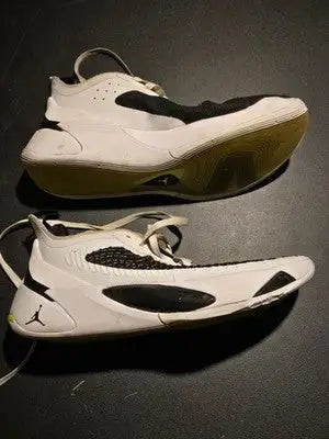 Jordan Basketball Shoes Mens 11.5 White Black Formula 23 Low Top Sneakers Pro - Apparel