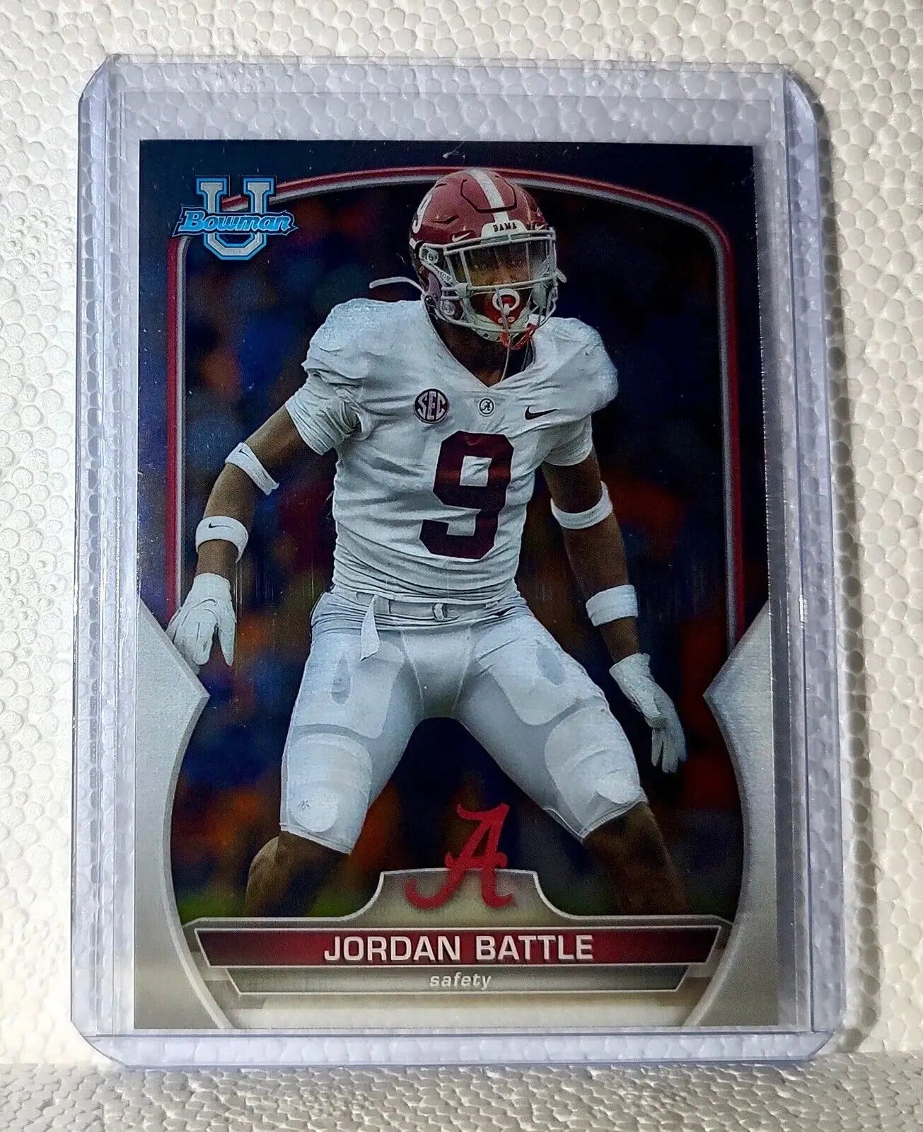 Jordan Battle 2022 Topps Bowman U Football #27 Card Alabama - Football Card Single