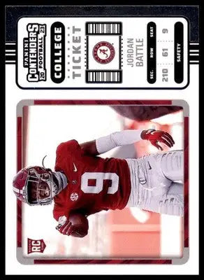 Jordan Battle 2023 Panini Chronicles Draft Picks Contenders College #24 Alabama - Football Card Single