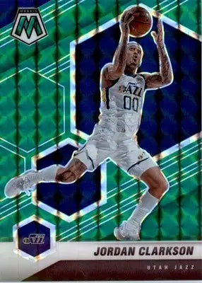 Jordan Clarkson - 2020-21 Panini Mosaic - #2 - Mosaic Green Basketball - Basketball Card Single