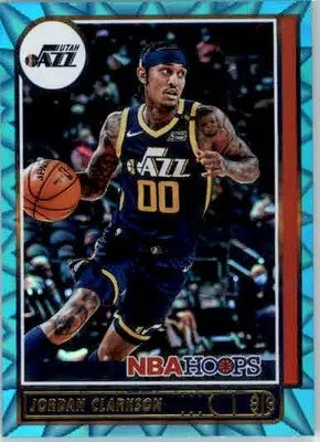 Jordan Clarkson - 2021-22 Hoops - #199 - Teal Explosion Basketball - Basketball Card Single