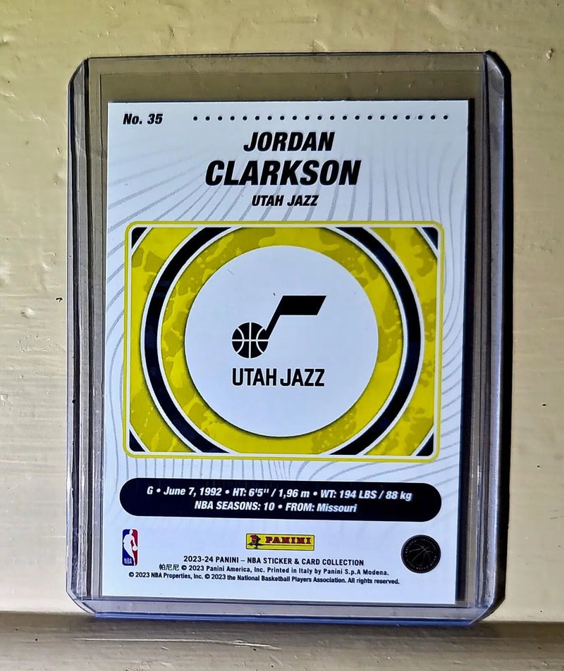 Jordan Clarkson 2023-24 Panini NBA Basketball #35 Silver Foil Card Utah Jazz