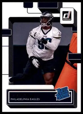 Jordan Davis Rookie 2022 Donruss #353 Philadelphia Eagles - Football Card Single