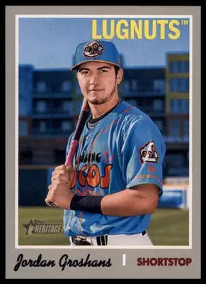 Jordan Groshans 2019 Topps Heritage Minor League #177 Lansing Lugnuts - Baseball Card Single