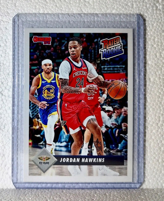 Jordan Hawkins 2023-24 Panini NBA #5 Rated Rookie Retro Card Pelicans 1/715 - Basketball Card Single