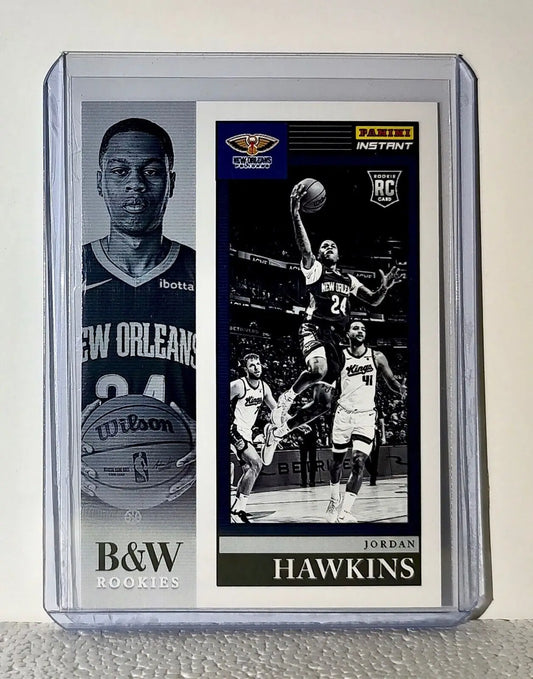 Jordan Hawkins 2023-24 Panini NBA #6 Black and White Rookies Card 1/326 - Basketball Card Single