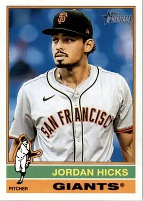 Jordan Hicks - 2025 Topps Heritage - #100 - Baseball - Baseball Card Single