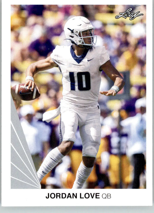 Jordan Love - 2020 Leaf - #04 - Football - Football Card Single
