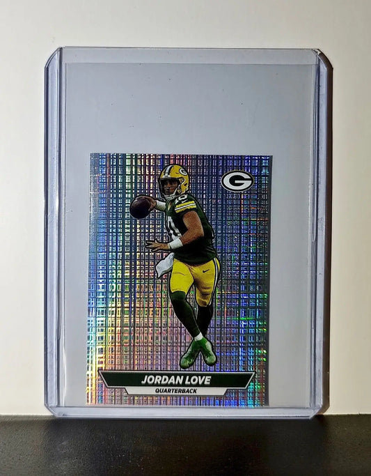 Jordan Love 2024 Panini NFL Sticker #394 Foil Green Bay Packers - Football Card Single