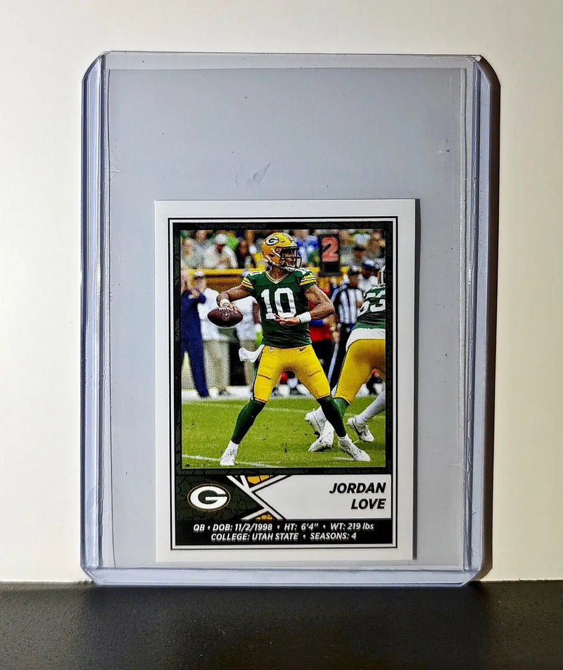 Jordan Love 2024 Panini NFL Sticker #395 Green Bay Packers